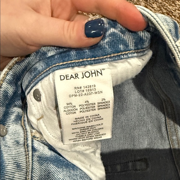 Dear John Light Blue Jeans - Picture 3 of 4